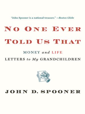 No One Ever Told Us That - ebook